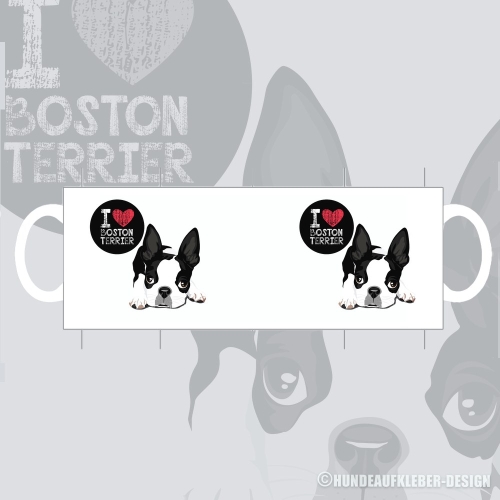 Boston Terrier Hundetasse Geschenkidee