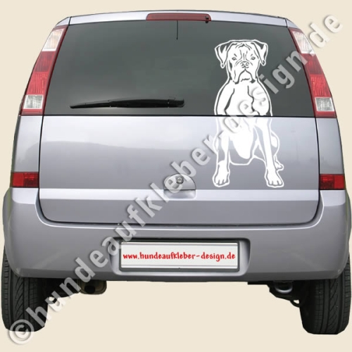 Boxer Hunde Autoaufkleber