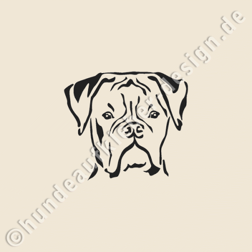 Boxer Aufkleber