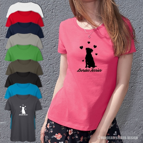 Border Terrier T-Shirt Frauen