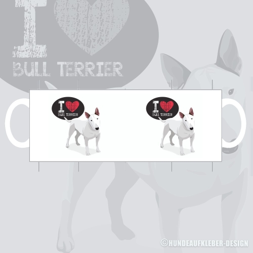 Bullterrier Hundetasse Geschenkidee