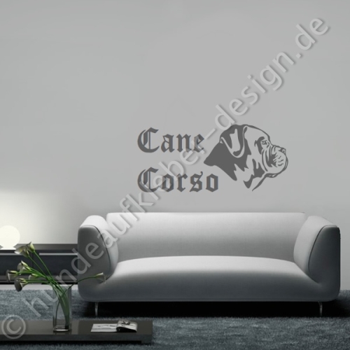 Hunde Wandtattoo Cane Corso