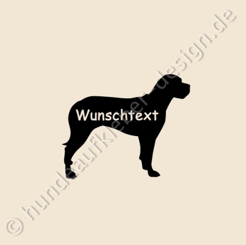 Hunderassen Aufkleber Cane Corso
