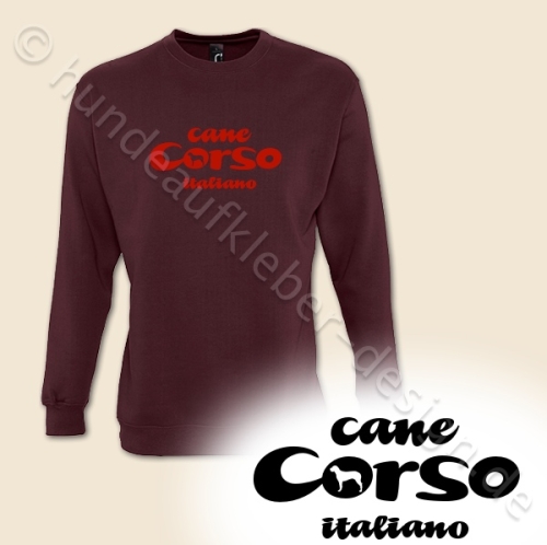 Cane Corso Sweatshirt mit Hundeaufdruck