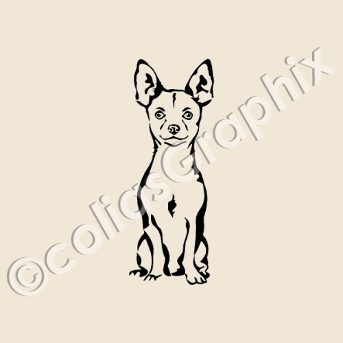 Chihuahua Hundeaufkleber