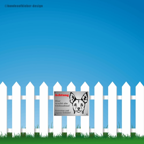 Hunderassen Schilder Chihuahua