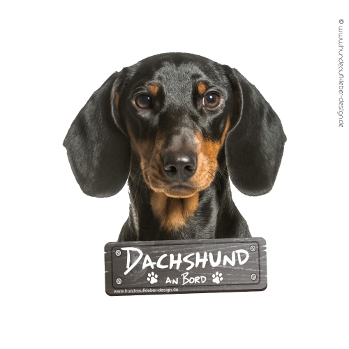 Dachshund an Bord Hundeaufkleber