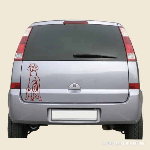 Deutsche Dogge Autoaufkleber