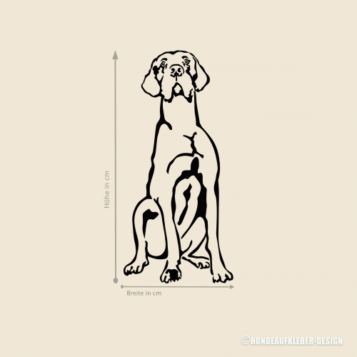 Deutsche Dogge Hundeaufkleber