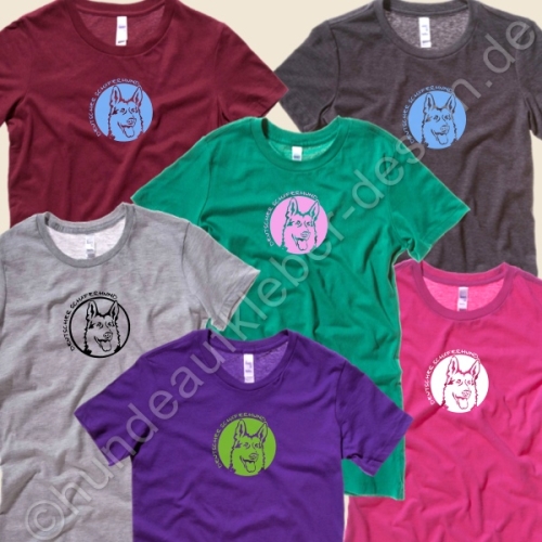Shirts mit Schaeferhund Motiven