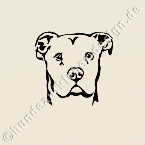 Dogo Argentino Hunde wandtattoo