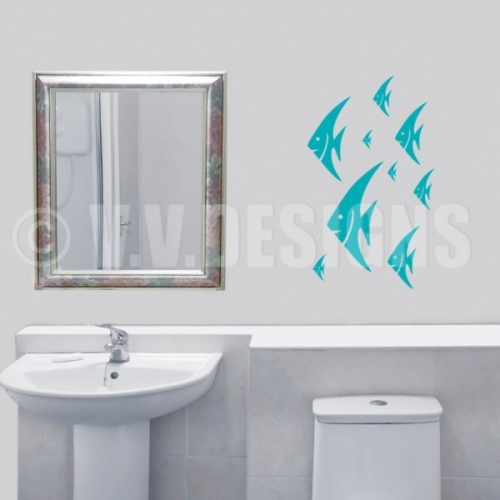 Fische Set Wandtattoo