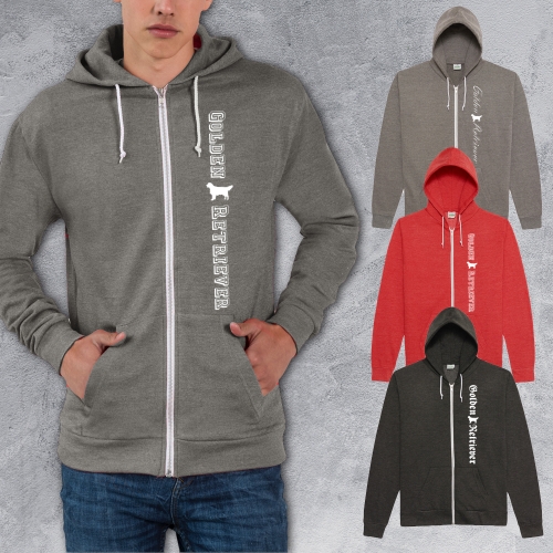 Golden Retriever Kapuzen Sweatjacke Unisex