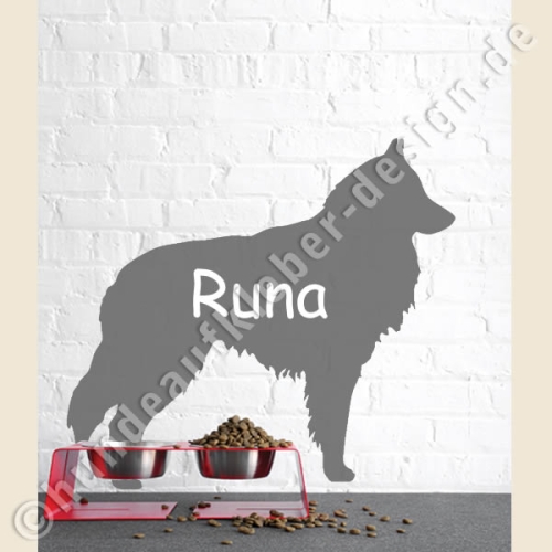 Groenendael Hunde Wandtattoo