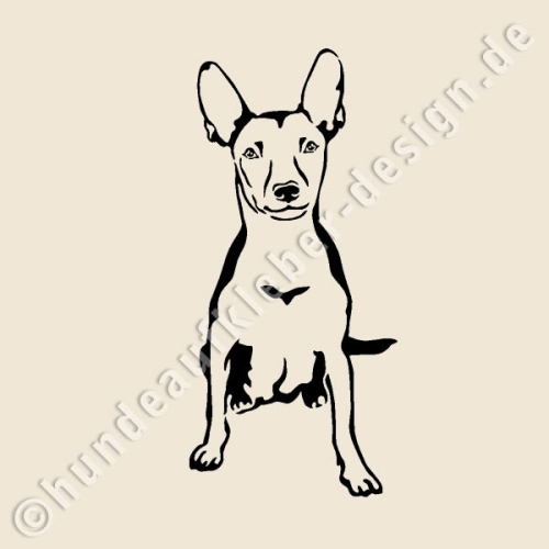 Xoloitzcuintle Aufkleber