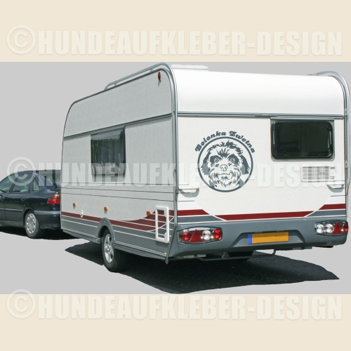 Preview: Hunde Autoaufkleber Bolonka Zwetna