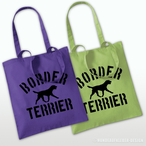 Hunde Einkaufstasche Border Terrier