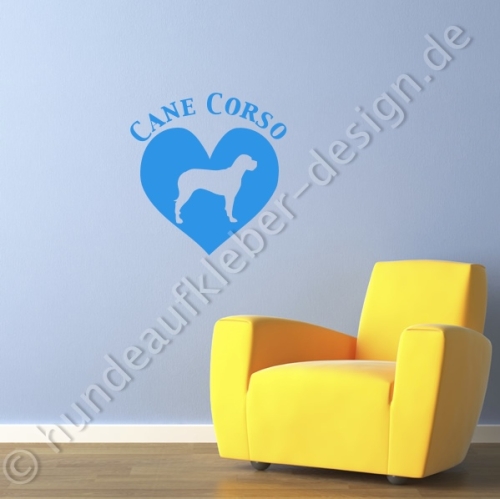 Aufkleber Cane Corso Hunde Wandtattoo