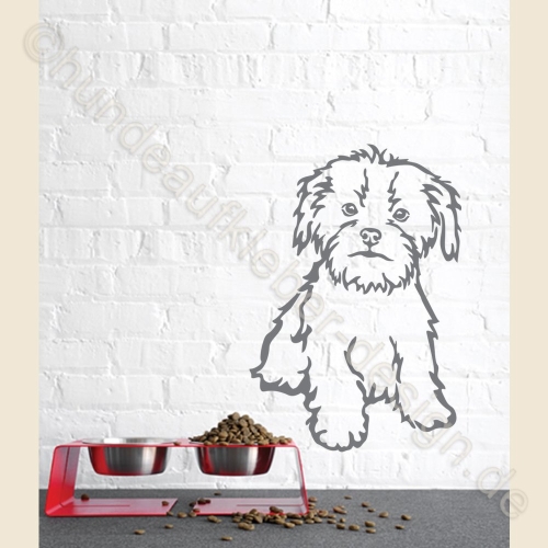 malteser Hundeaufkleber Wandtattoo