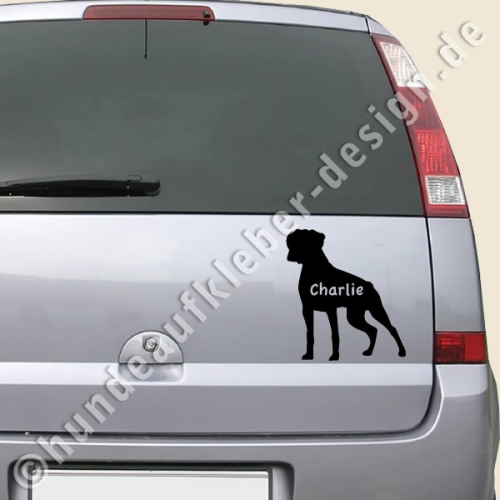 Boxer autosticker
