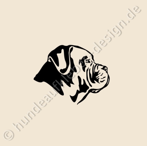Cane Corso Hundeaufkleber fürs Auto