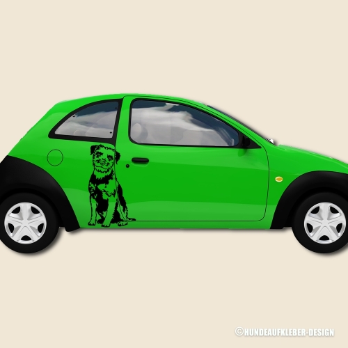 Hundeaufkleber für Auto