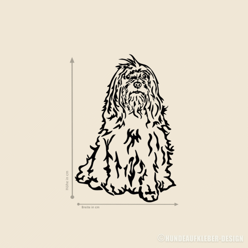 Hundeaufkleber Tibet Terrier