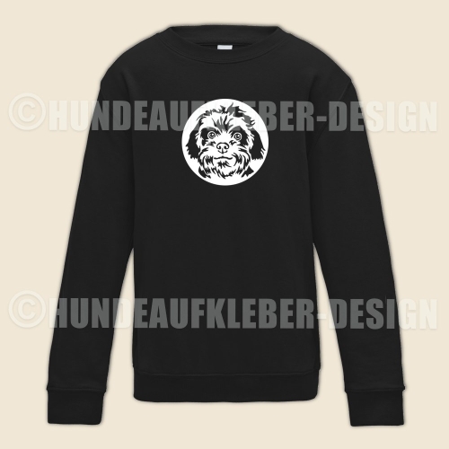 Bolonka Zwetna Kinder Sweatshirt schwarz