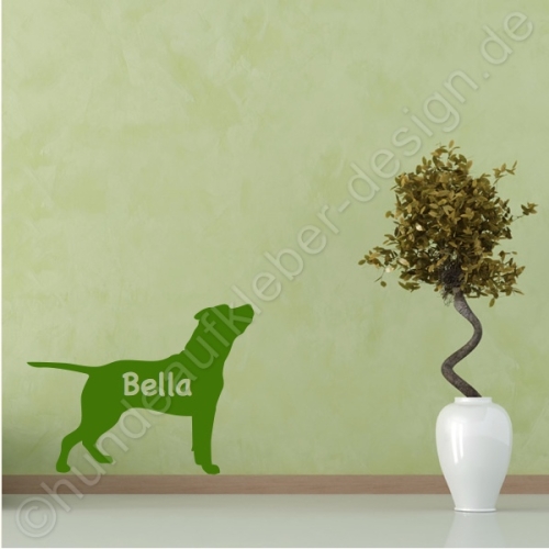 Hunde Wandtattoos Staffordshire Terrier
