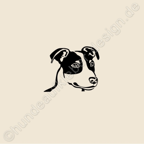 Hundeaufkleber mit Jack Russell Motiv
