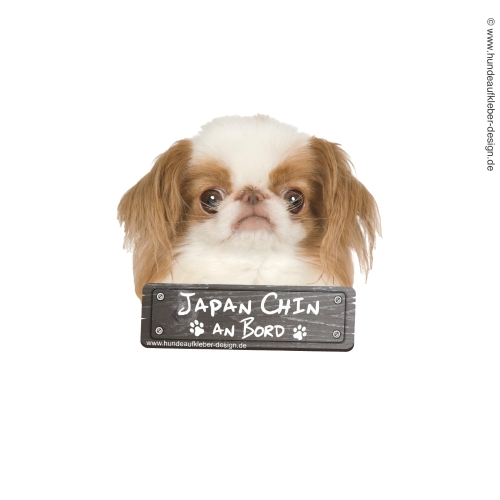 Japan Chin an Bord Hundeaufkleber