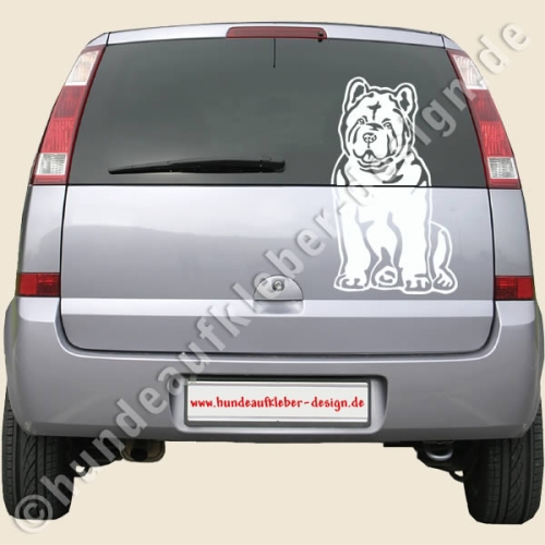 Hunderassen Autoaufkleber  Chow Chow 