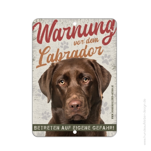 Labrador Schild A5