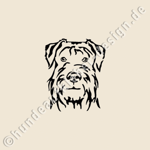 Standard Schnauzer wandtattoo