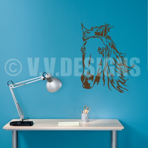 Pferde Wandtattoo Kinderzimmer
