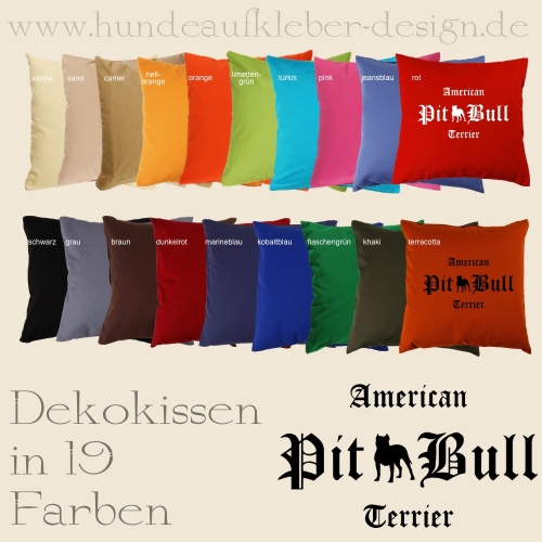 Preview: Pit Bull Shop Kissen online