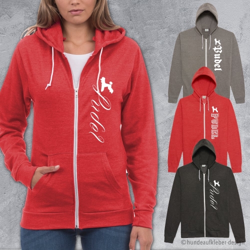 Pudel Sweatjacke Unisex