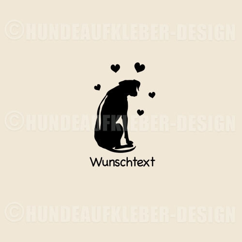 Hundeaufkleber Shop Rhodesian Ridgeback