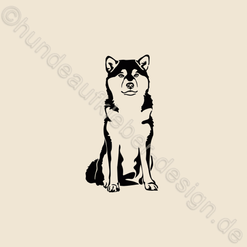 Kaufe B0755# Shiba Inu Hundeaufkleber auf dem Auto, Vinyl