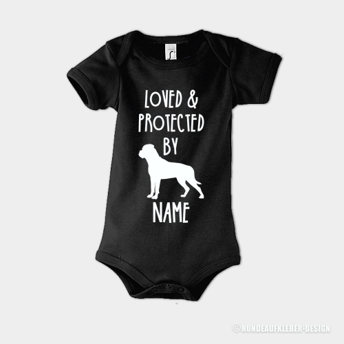 Baby Body Bullmastiff schwarz