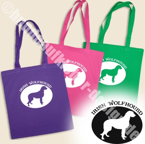 jute Beutel Irish Wolfhound