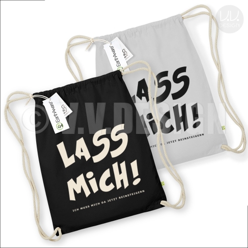 Turnbeutel Lass mich da reinsteigern Sporttasche