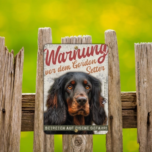 Gordon Setter Hundeschild DIN A5