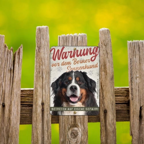 Berner Sennenhund Hundeschild DIN A5