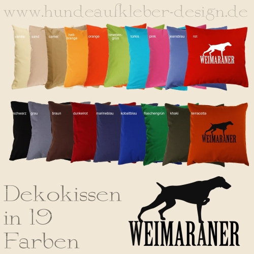 Kissen Weimaraner Jagdhunde Shop