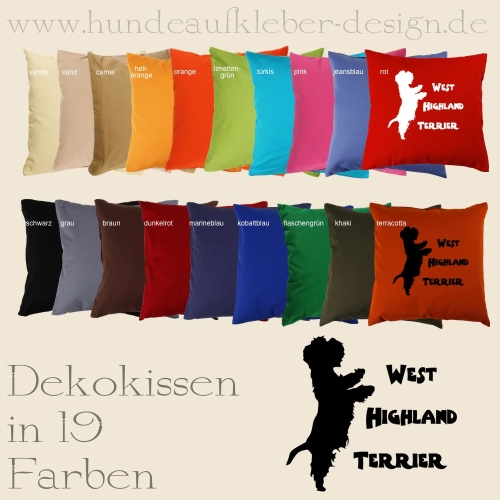 Hundekissen Westi