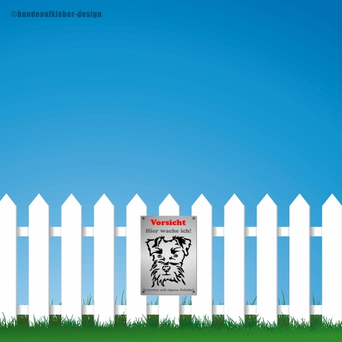 Hundeschilder Zwergschnauzer