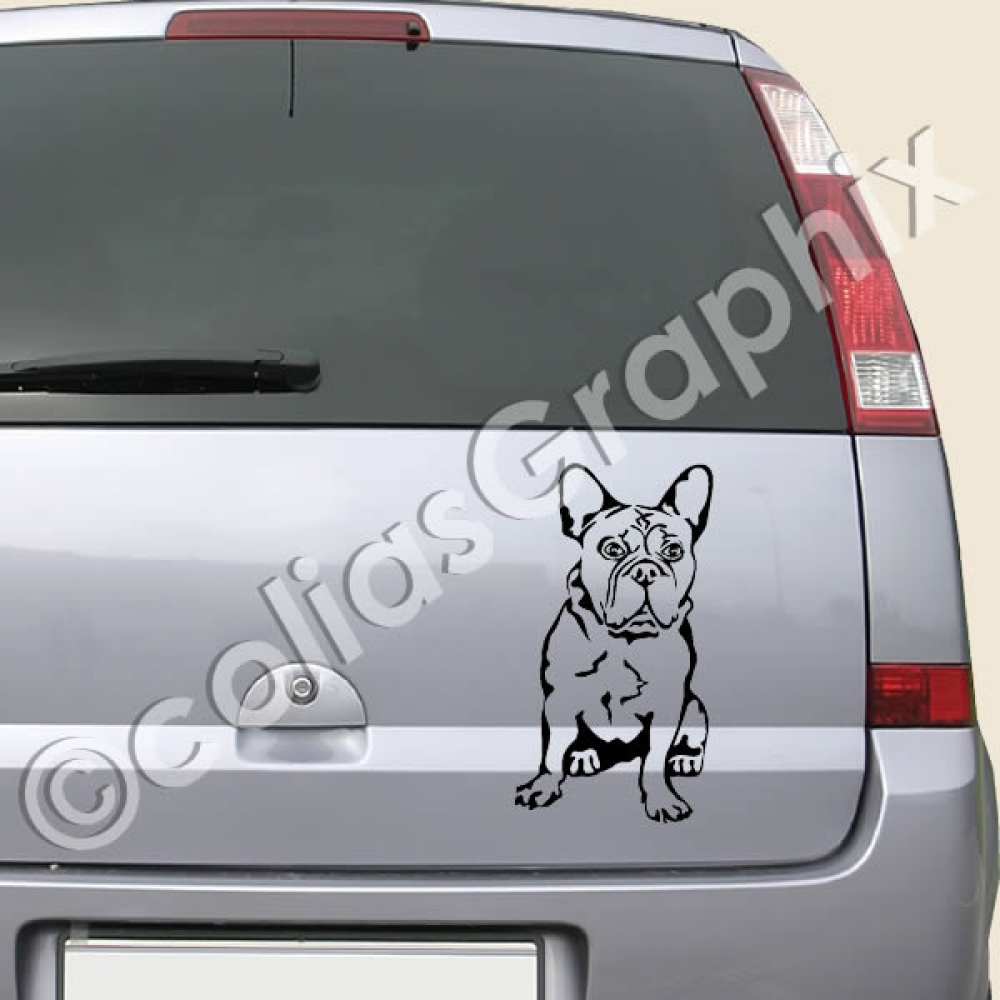 franzoesische Bulldogge hunde wandtattoo