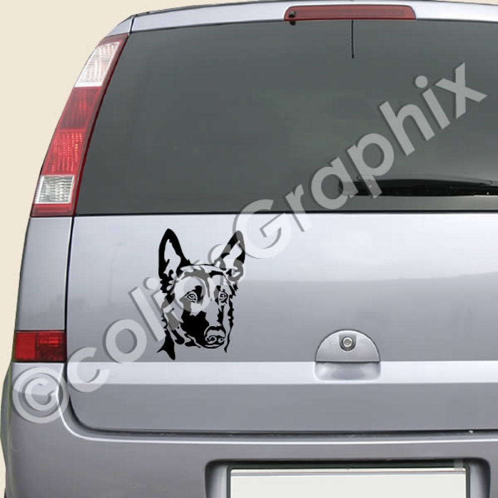 Malinois Hundeaufkleber