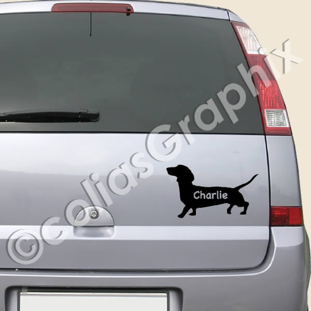 Dackel Hunde Autoaufkleber